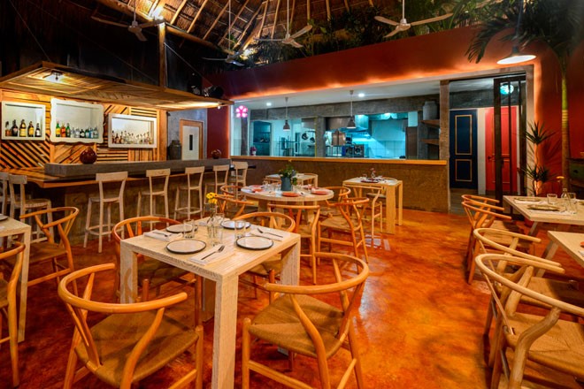 Restaurante Axiote Cocina de México en Playa del Carmen.