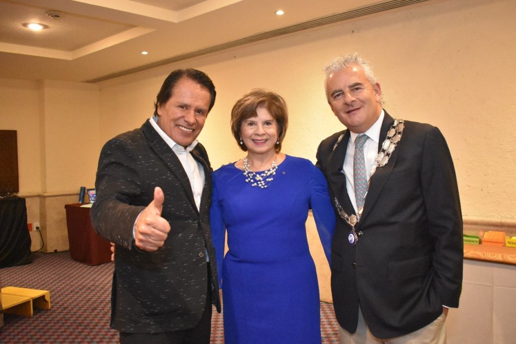 Juan Enríquez, Cristina Vázquez (Presidente 2025) y Victoriano Aja (Presidente 2024).