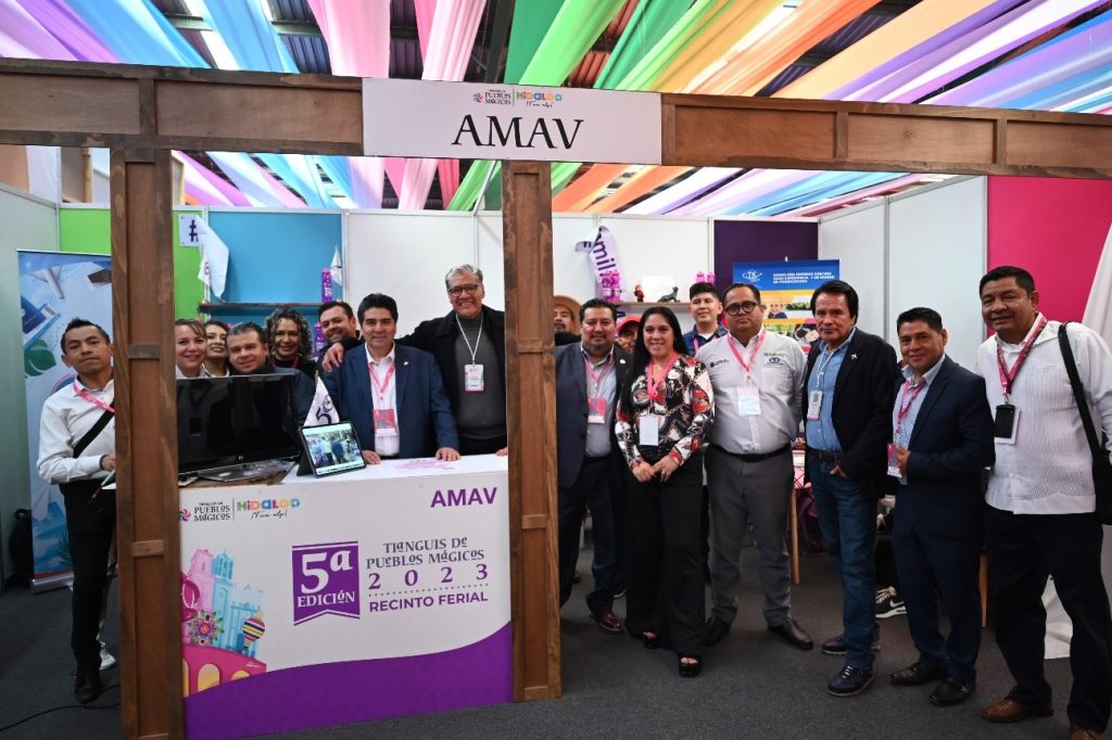 Destaca presencia de AMAV Nacional en el Tianguis de Pueblos Mágicos 2023.