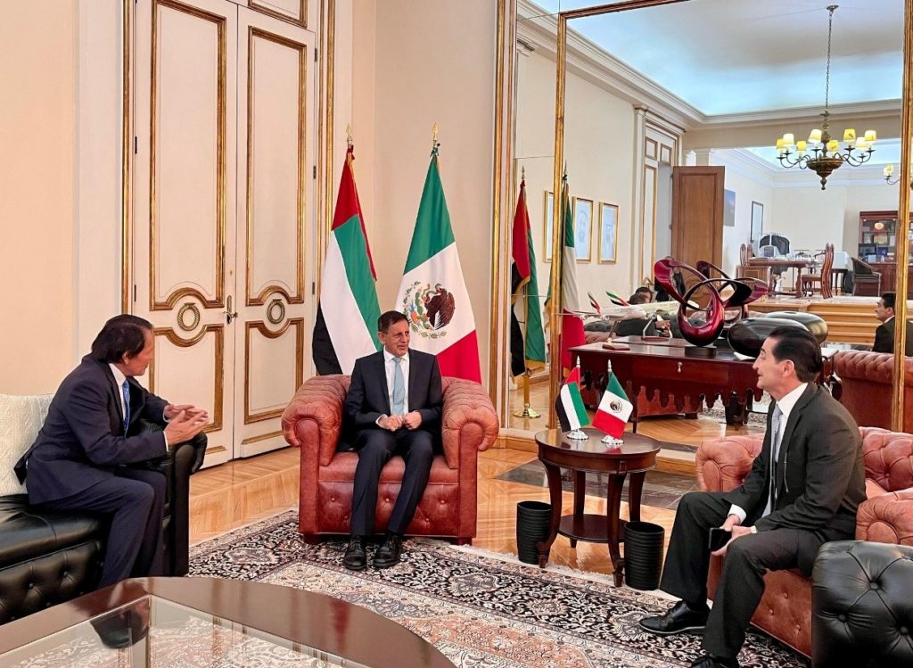 Juan Enríquez, Excmo. Salem Rashed Salem Alowais y Salvador Elizalde.