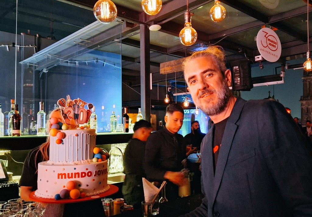 Jordi Llorens, CEO de Mundo Joven en la celebración del 30 aniversario.