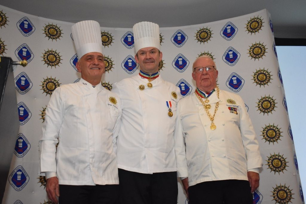 Guy Santoro, Stéphane Thomas y Gerard Dupont, Presidente Honorable de la ACF.
