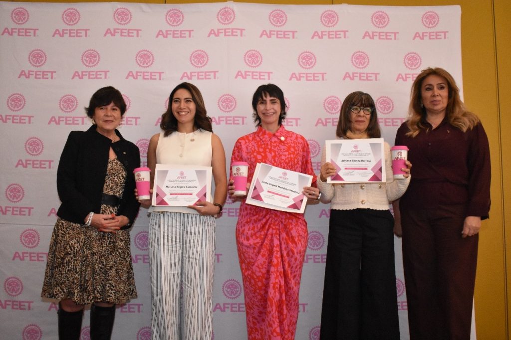 Mariana Segura, Linda Angeli Mendoza y Adriana Gómez Barrera, nuevas asociadas AFEET.