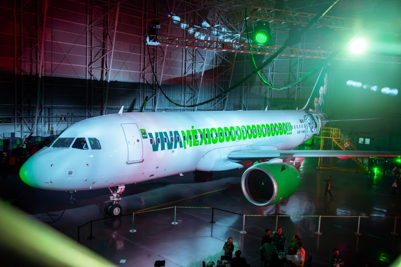La campaña ¡VIVA MÉXICO! despegará en conjunto con un avión A320neo.