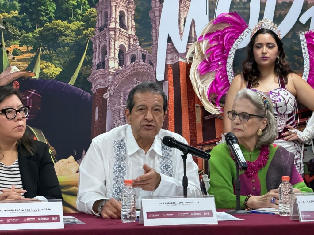 Secretario de Turismo del Estado de Tlaxcala, Santiago Fabricio Mena Rodríguez.